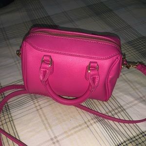 Pink mini purse